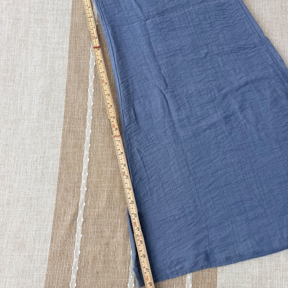 Cider‎ Blue Textured Wide Leg High Rise Pants Small - Picture 5 of 8